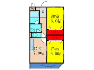 カリーノ大桐の物件間取画像